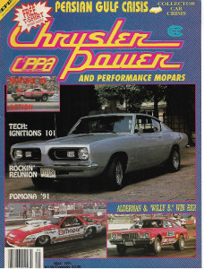 CHRYSLER POWER 1991 MAY - IGNITIONS 101, PAMONA, ALDERMAN & WILLY B, ROADRUNNER